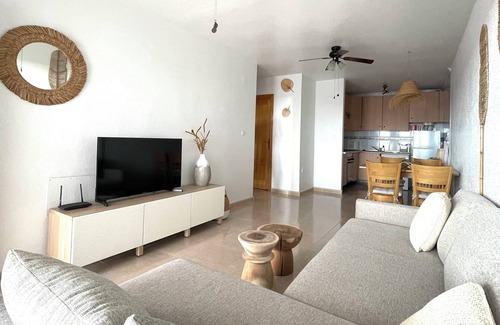 Bolnuevo Apartamento | Bol2 - Modern 2 bed apartment in Bolnuevo with communal pool