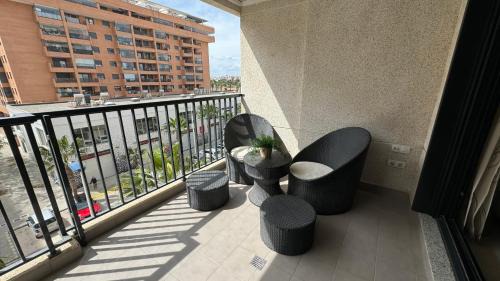 Alboraya Apartamento | Bonaire Patacona - Apartamento playa piscina WiFi terraza
