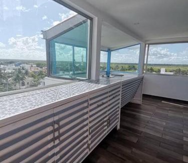 Puerto Morelos Apartamento | Bonita habitación con pequeña piscina a aire libre