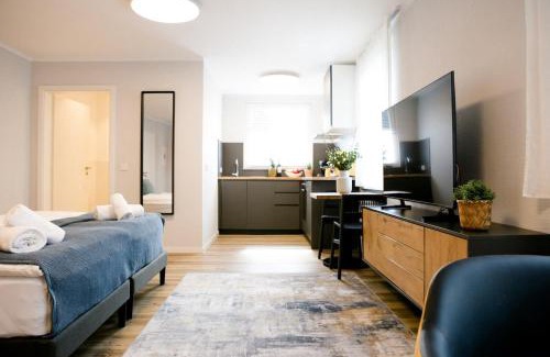 Sankt Augustin Apartamento | bonquartier - LUXAPT#4 Modernes Apartment mit Self Check-In, voll ausgestatteter Küche, Klimaanlage und Parkplatz
