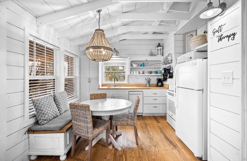 Cape San Blas Cabaña | Book Now for Summer! Bay-side Bungalow! Firepit! Screened-in Porch! Private Deck!