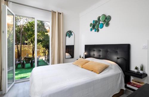 Roquebrune-Cap-Martin Apartamento | Bord de mer- Studio avec jardin
