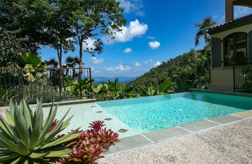 Bordeaux Mountain Villa | Burdeos Falls - 5 estrellas - Impresionantes vistas de Coral Bay y las Islas Vírgenes Británicas!