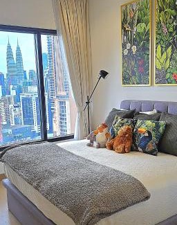 Pudu Apartamento | Borneo Oasis 2BR with KLCC View & Gorgeous pools