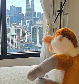 Pudu Apartamento | Borneo Oasis 2BR with KLCC View & Gorgeous pools