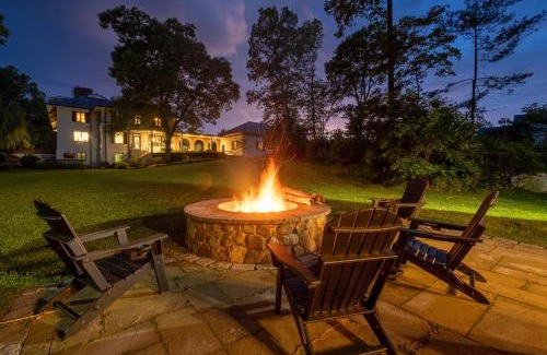 Needham Casa | Boston Mansion Heated Pool Fire Pit Tennis