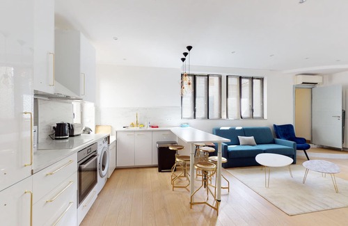 Centre Ville Apartamento | Boulogne A Stunning and Luxurious 3BR Loft 5min Paris in Boulogne Heart