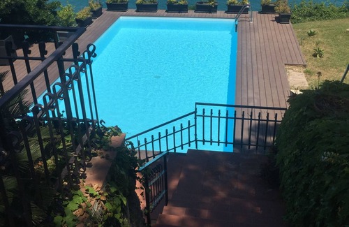 Costa Saracena-Castelluccio Villa | Villa Carmela - Impresionantes vistas del mar y el volcán Etna y la piscina.