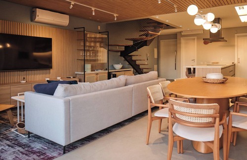 Florianopolis Casa | From living room to beach or pool! Gorgeous sunset!
