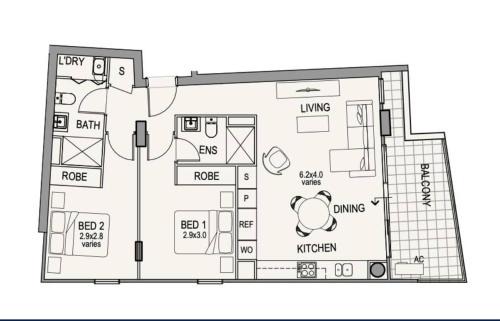 Braddon Apartamento | Braddon-CBD-2 Bedroom Apt