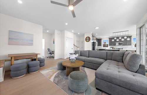 Mystic Island Casa | Brand New, Waterfront Beach Oasis with Heated Pool, Hot Tub, & Dock close to LBI