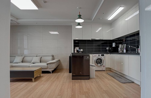 Songdo Apartamento | Brand-New 20F 2BR 646sq.ft 2min to Hyundai Outlet& Triple St. Gym,2Free Parking