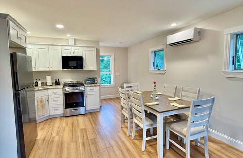 Bridgton Casa | Brand new 2BR, 1.5BA-close to amenities yet feels secluded. 2 story, AC, wifi!