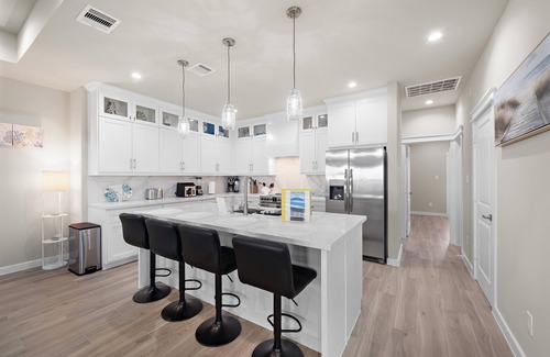 Indian Beach Casa | Brand new 4 Bed 3 Bath house on Galveston Island 2 balconies w/ ocean/Bay view.