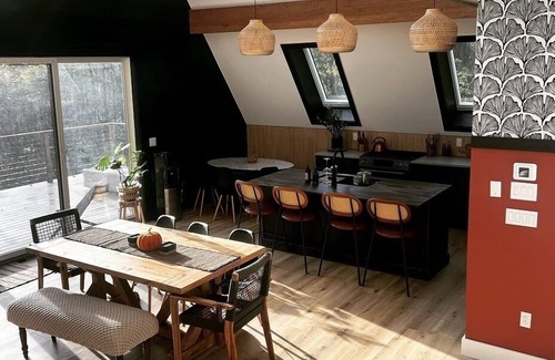 Ludlow Casa | Brand new Aframe btw Okemo and Killington with a dock on Lake Rescue