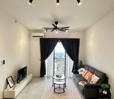 Central Seberang Perai Apartamento | Brand New Cozy Apartment 4BR9Pax