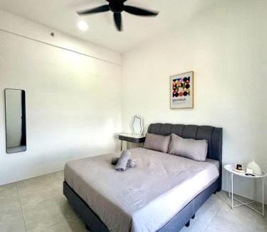 Central Seberang Perai Apartamento | Brand New Cozy Apartment 4BR9Pax