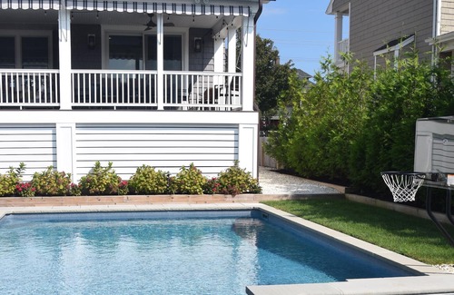 Mantoloking Casa | Brand new home steps from South Beach, pool and hot tub, perfect for families!