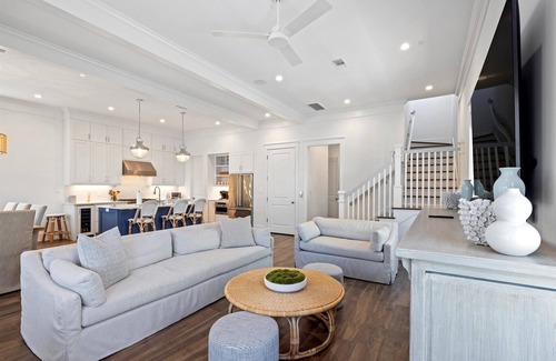 Beachtown Casa | Breathtaking 4-bedroom beach house w/Elevator! Located between pool and beach!