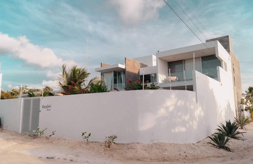 Chelem Villa | Breathtaking Beach Villa, Feel the Inviting Vibe!