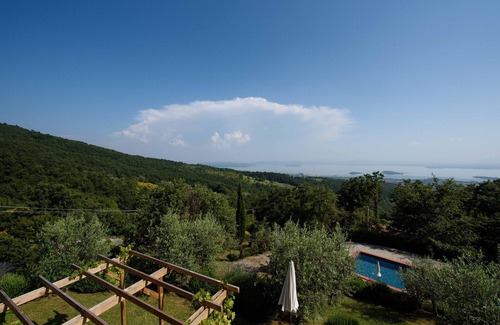 Lisciano Niccone Villa | Impresionante villa con vista al lago Trasimeno 10 personas