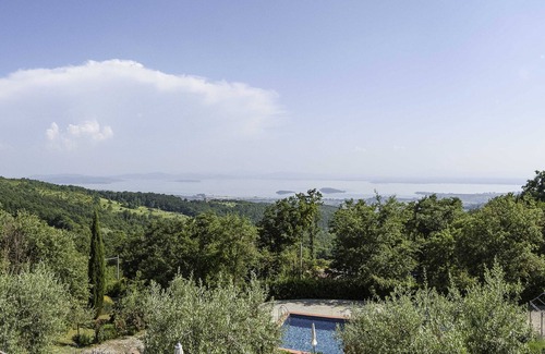 Lisciano Niccone Villa | Impresionante villa con vista al lago Trasimeno 10 personas