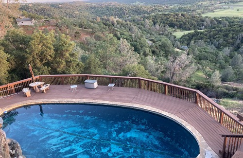 El Dorado Hills Cabaña | Breathtaking view of the Hills with HotTub, Pool and Pool Table