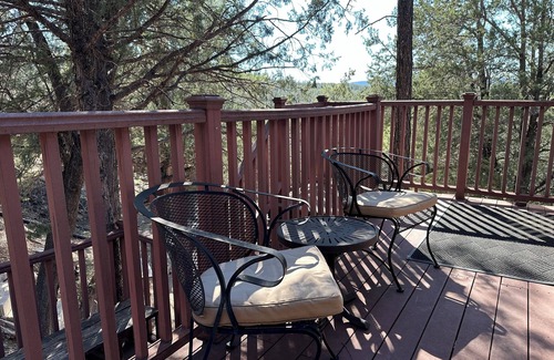 Whispering Pines Cabina | Impresionantes vistas de Mogollon Rim desde Large Mountain Home