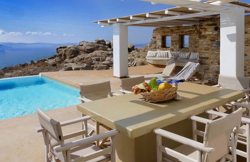 Naxos Villa | Impresionantes vistas del mar Egeo Con Una Piscina privada
