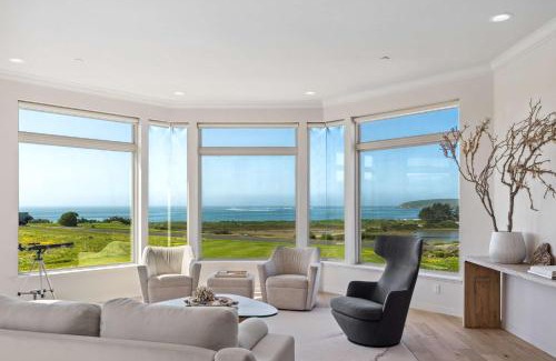 Bodega Bay Casa | Breathtaking Views of the Pacific Ocean Rooftop Balcony Gourmet Kitchen and Hot Tub overlooking Golf Course