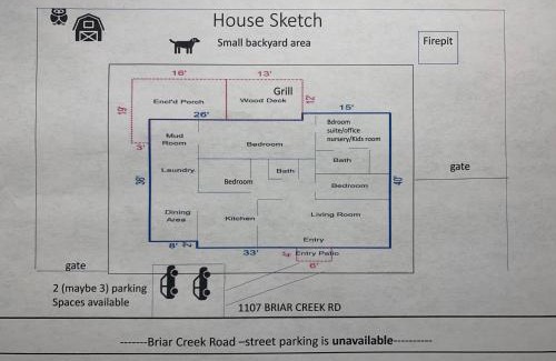 Commonwealth Park Villa | Briar Creek Rd bnb