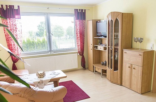 Sommersdorf Apartamento | Apartamento luminoso y acogedor con vistas al lago Kummerow, a ras del suelo