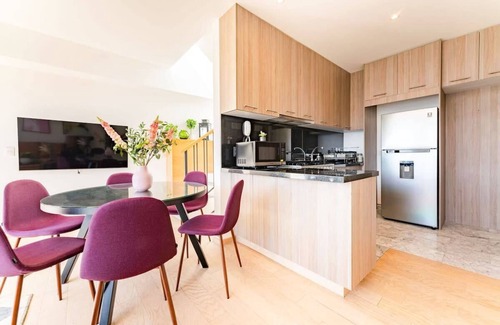 Roma Sur Condominio | Bright La Roma Penthouse, 100m2 Terrace, Gym