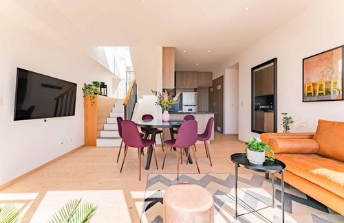 Roma Sur Condominio | Bright La Roma Penthouse, 100m2 Terrace, Gym