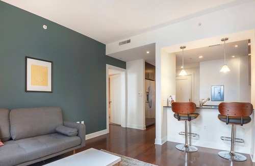 Mount Vernon Triangle Apartamento | Bright Mt. Vernon 1BR w/ Gym, W/D, 2 Pools & Rooftop by Blueground