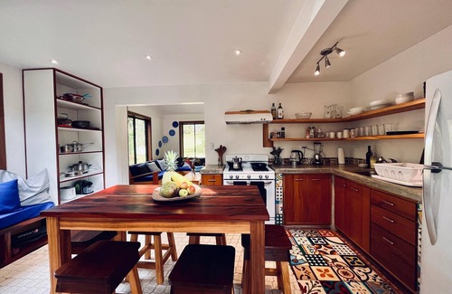 Rivas Casa | Bright Riverfront Home with Carport, Internet and Organic Gardens