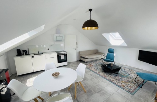 Karthause Condominio | Bright, spacious attic apartment.