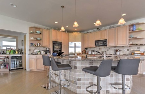 Westhampton Casa | Bright, Spacious Hamptons Waterview Retreat -Pool, Hot Tub, Grill + Sunset Views