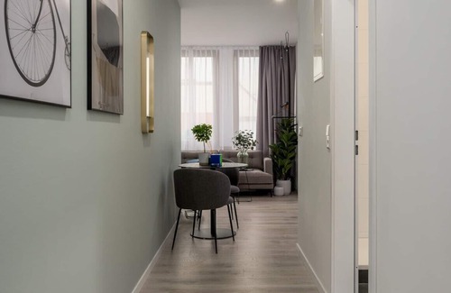 Lippstadt Apartamento | ☆BRIGHT: Studio for 2 | City Center | Kitchen