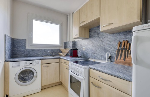 Butte-aux-Cailles Apartamento | Bright Studio in the Heart of the 13th - Mid-T