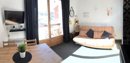 Plagne Villages Apartamento | Bright studio with balcony