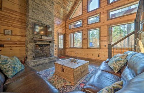 Hochatown Casa | Broken Bow Cabin with Hot Tub and Game Room!