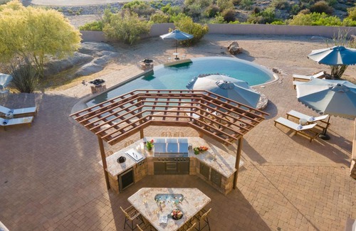 Pinnacle Peak Casa | Bronco by AvantStay Incredible Views w Pool Hot Tub Outdoor Kitchen Game Room Movie Room