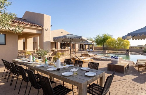 Pinnacle Peak Casa | Bronco by AvantStay Incredible Views w Pool Hot Tub Outdoor Kitchen Game Room Movie Room