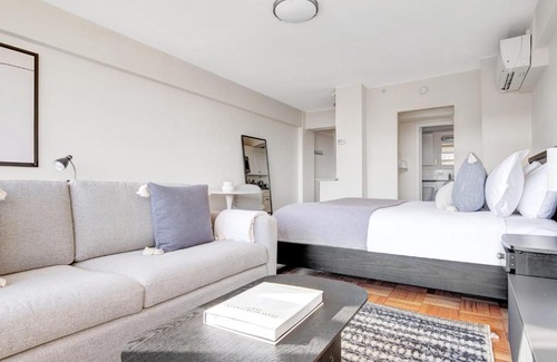 Corey Hill Apartamento | Brookline Studio w Gym WD nr Green Line BOS-598