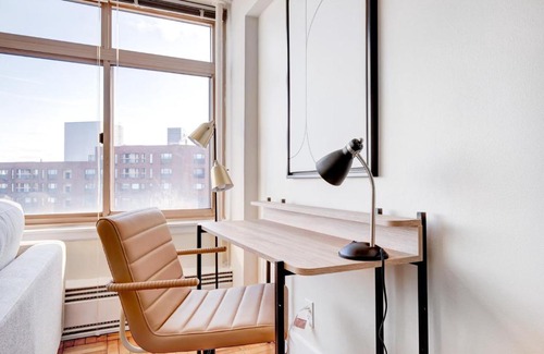 Corey Hill Apartamento | Brookline Studio w Gym WD nr Green Line BOS-598