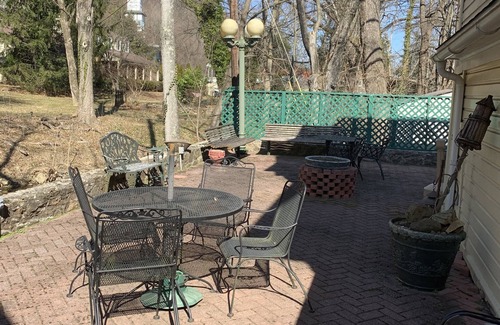 Berkeley Springs Cabaña | Brookside Cottage is a beautiful open concept doll house stay for two.