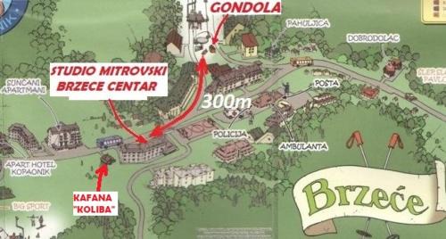 Kopaonik Apartamento | Brzeće Center Studio Mitrovski Gondola 300m
