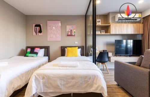 Prawet Apartamento | BTS S5 Surasak 900 meters near the Mekong River Pier Free Swimming Pool in Ferris Wheel Night Market Chinese Reception Bangkok Center