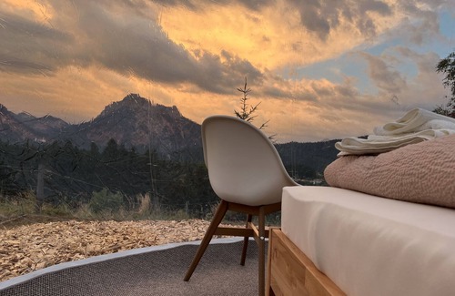Fuessen Alquiler De RV | Bubble Tent Füssen im Allgäu mit traumhaftem Blick auf Schloss Neuschwanstein